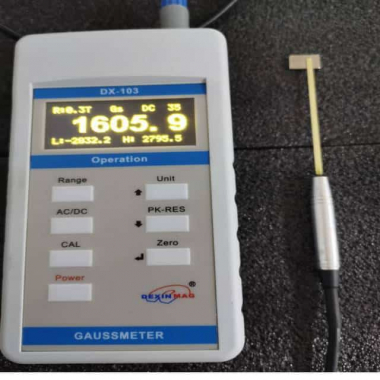Портативный цифровой измеритель Гаусса/Теслы DX-103