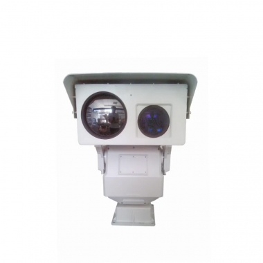 Камера тепловизионной охраны с PTZ-механизмом, круговым обзором 360°, зум-объективом для наружного применения, предназначенная для дневного наблюдения за судами на дистанции до 35 км в системах береговой обороны