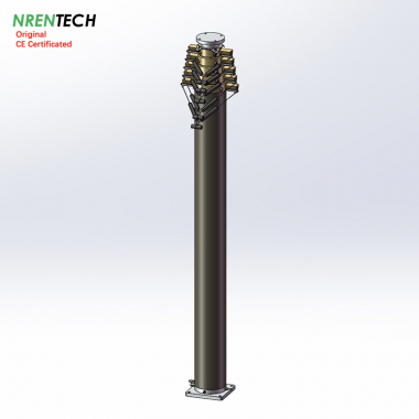 Пневматическая телескопическая мачта с замком NR-2.4-10-150L-6S-98-202