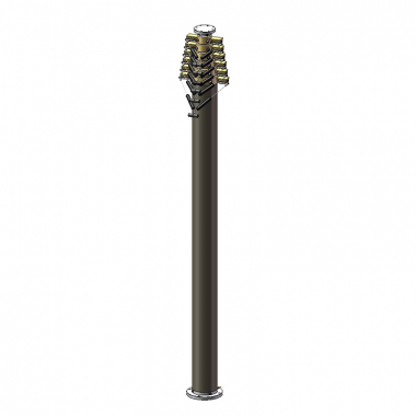 Телескопическая мачта с фиксацией NR-2.7-12-50L-7S-66-180