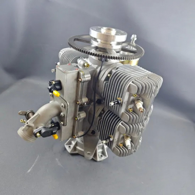 Четырехцилиндровый бензиновый двухтактный двигатель JRDT 700CC для радиоуправляемого дрона с электрическим стартером и электронной системой впрыска топлива (EFI), металлической конструкцией