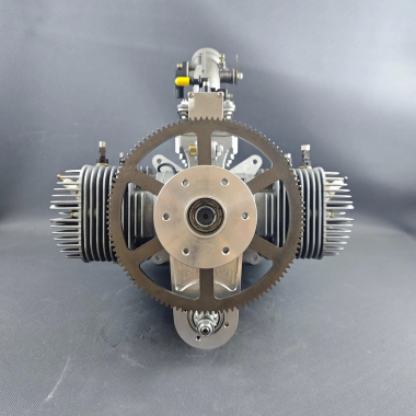 Четырехцилиндровый бензиновый двухтактный двигатель JRDT 700CC для радиоуправляемого дрона с электрическим стартером и электронной системой впрыска топлива (EFI), металлической конструкцией