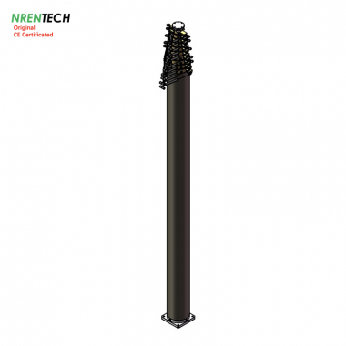 Метровая пневматическая телескопическая мачта с замком NR-4.4-30- 50L-11S-66-279
