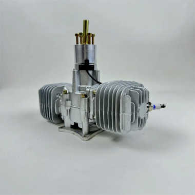 Высокоскоростной 120CC подвесной двухцилиндровый двухтактный бензиновый двигатель для БПЛА, двигатель внутреннего сгорания для радиоуправляемого самолёта, модели и скоростного катера