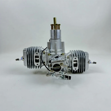Высокоскоростной 120CC подвесной двухцилиндровый двухтактный бензиновый двигатель для БПЛА, двигатель внутреннего сгорания для радиоуправляемого самолёта, модели и скоростного катера