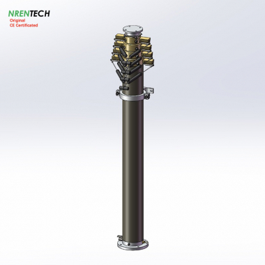 Фиксирующая пневматическая телескопическая мачта NR-1.75-6.0-100L-5S-82-160