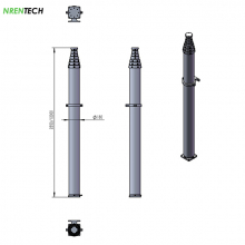 12-метровая пневматическая телескопическая мачта NR-2.55-12-50N-7S-66-180
