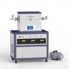 Система CVD с низким уровнем вакуума в одной зоне нагрева 1200 ℃ с 3-канальным массовым расходомером CY-O1200-50IT-3Z-LV