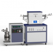 Двухзонная высоковакуумная система CVD 1200 ℃ с 3-канальным поплавковым расходомером для подачи газа CY-O1200-50IIT-3F-HV