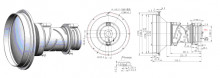 15F1-30-300 Длинноволновой ИК (LWIR) объектив с непрерывным зумом 30–300 мм (с электроприводом)