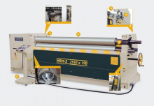 Механическая роликовая машина с 3-мя серийными двигателями