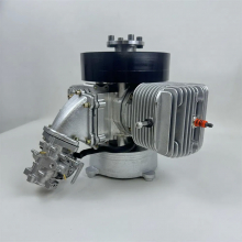 Двухцилиндровый двухтактный бензиновый подвесной двигатель с водяным охлаждением 350CC для БПЛА, моторной лодки, катера, двигатель для аэромодели, комплектующие для дронов