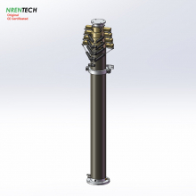 Фиксирующая пневматическая телескопическая мачта NR-1.75-6.0-100L-5S-82-160