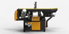 Электронный ленточнопильный станок для угловой и групповой резки, KME DG 280 GK