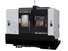 Токарный станок с ЧПУ с осями Ecoca C и Y-токарный станок с наклонной стойкой и направляющим центром