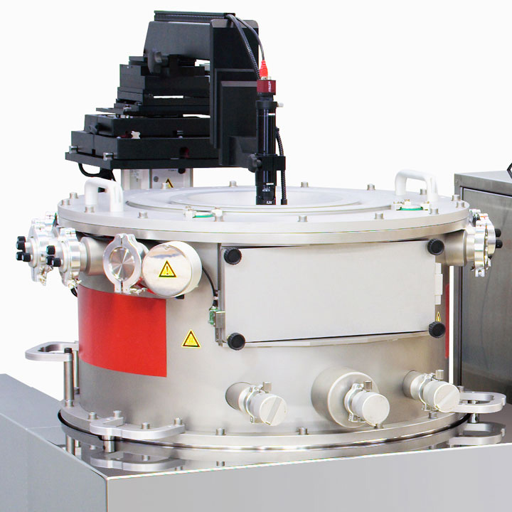 Probe stations for wafers and substrates in a high vacuum environment, at cryogenic temperatures.